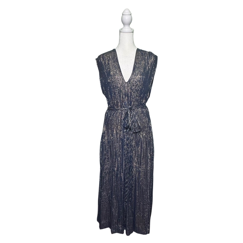 Elegant Navy Maxi Dress